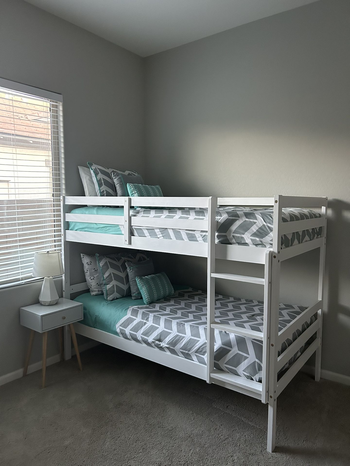 Barley Used White Bunk Bed
