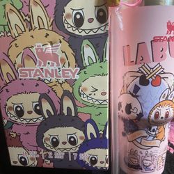 Labubu Stanley Cup brand new with box and the color pink