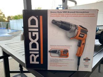 Ridged heavy duty VSR drywall screwdriver 6.5 amps