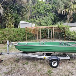 boat and trailer for sale 