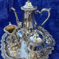 Webster Wilcox silverware Tea Set