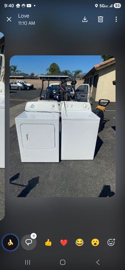 Washer and dryer
