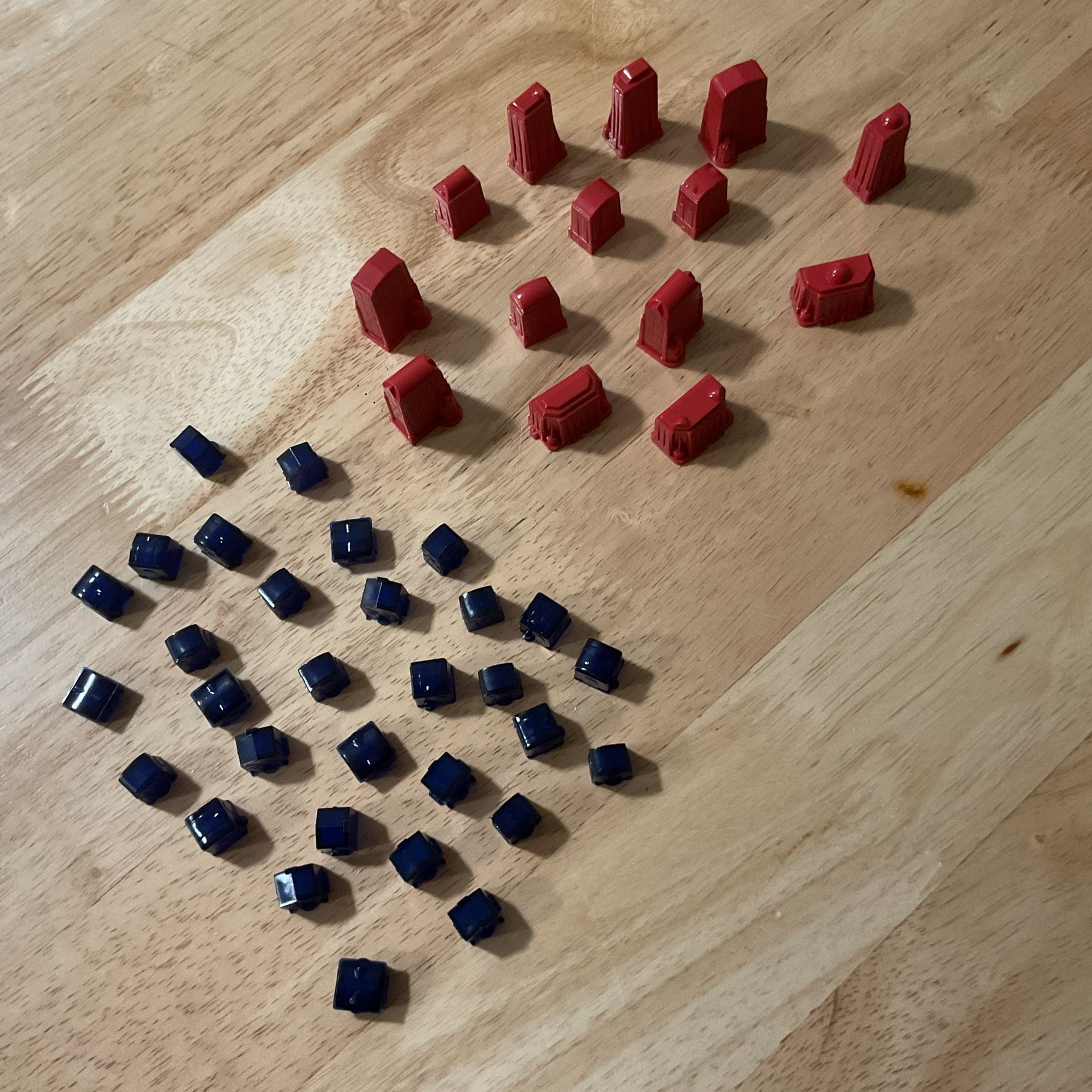 Spiderman Monopoly 2007 Lot of 45 Pieces Hotels Houses Replacement Game Parts