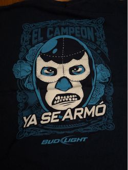 Lucha Libre Bud Light "Ya Se Armó" Promotional Tee XL
