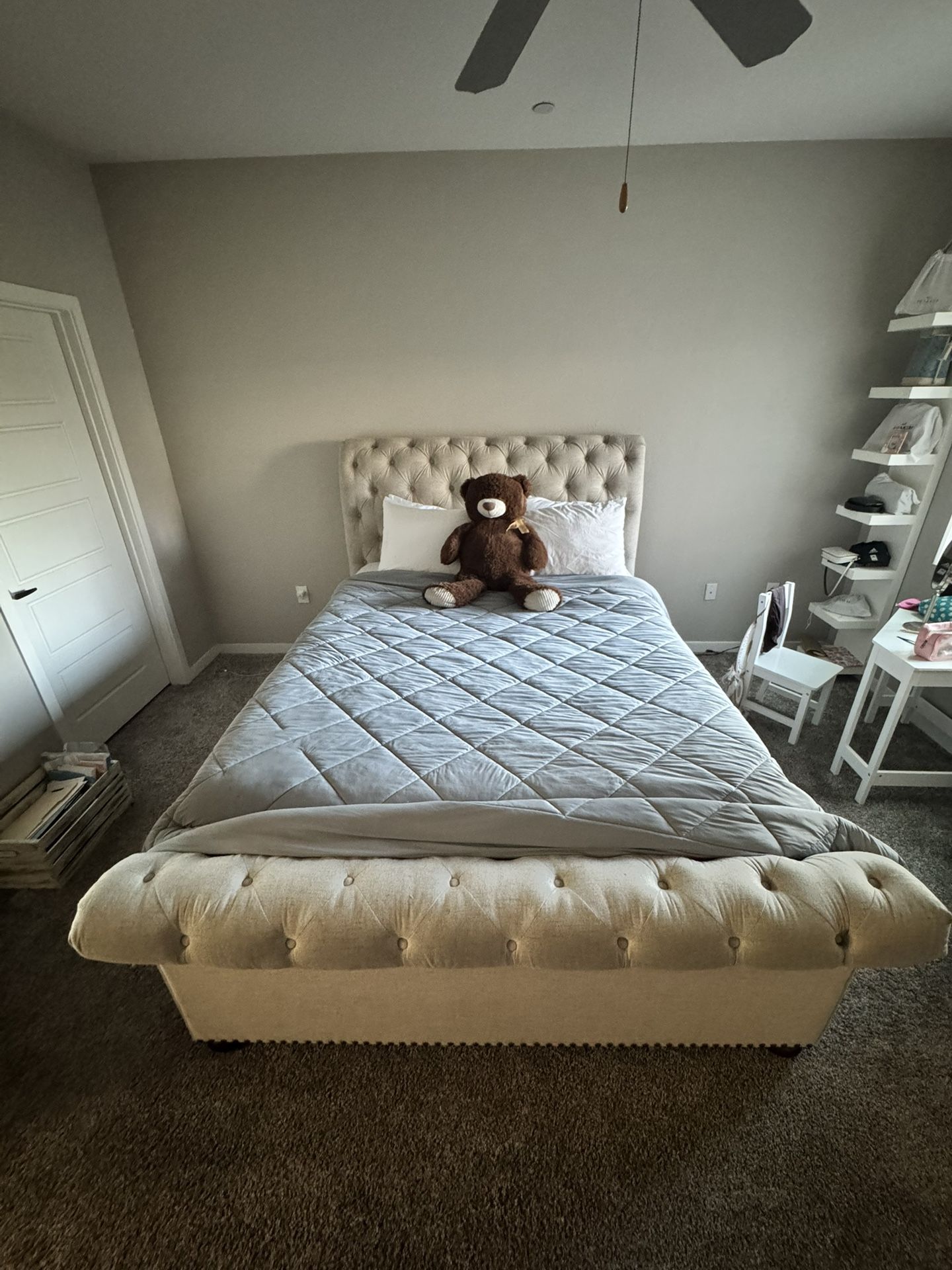 Bed Frame And Bed Baseboard