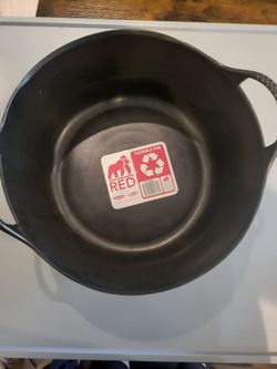 🖤 Red Gorilla Flexible Tub 15L Black Heavy-Duty Utility Tub – TWO AVAILABLE