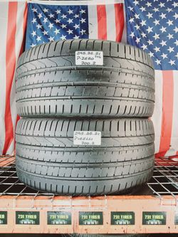 295/35ZR21 PIRELLI PZERO MAX PERFORMANCE 295/35R21 LEASE RETURN TIRES SUV SPORT 295 35 21 LEASE RETURN TIRE SHOP GOMAS LLANTAS PNEUS 