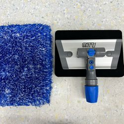 AutoFiber Mitt on a Stick PRO | Monster Plush Microfiber Cover Blue