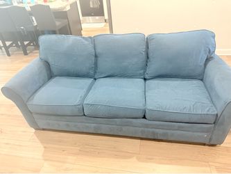 Blue Pull Out Couch
