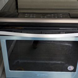 Whirlpool Glass Top Slide In Electric Stove