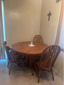Wooden Dining Room/Kitchen Table