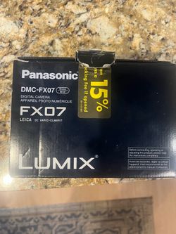 Used Panasonic DMC-FX07 digital camera