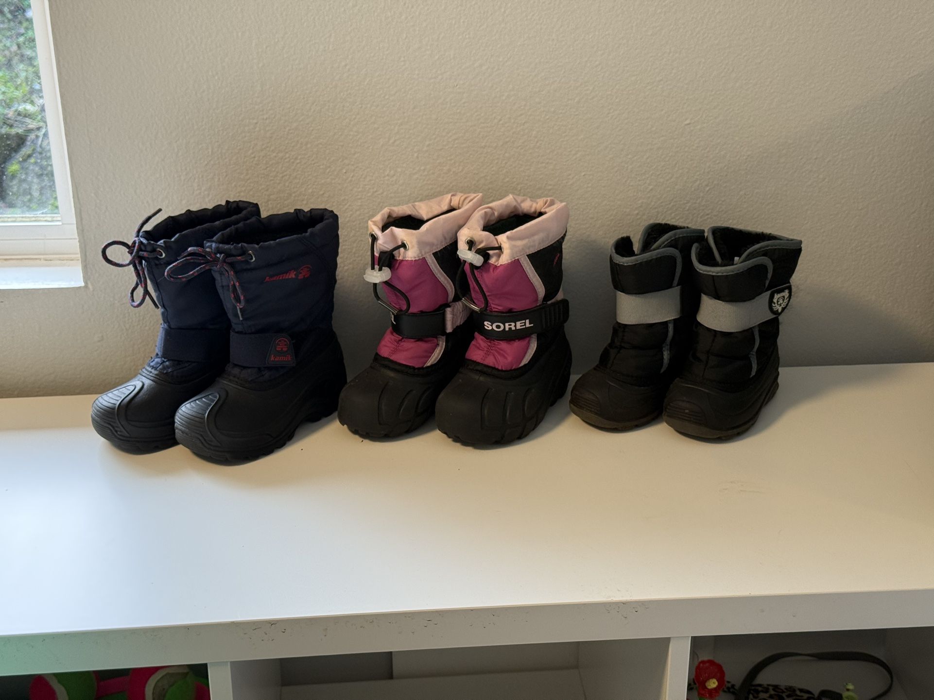 Kamik And Sorel Kids Toddler Winter Snow Boots
