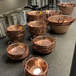CAZOS DE COBRE PARA CARNITAS 100% COBRE DE MEXICO MICHOACAN MEJOR MARTILLADO Y CALIDAD DIFERENTES TAMANOS