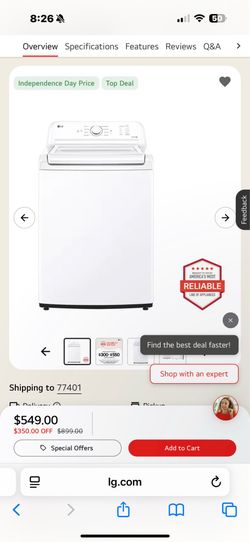 Lg 4.1 washer
