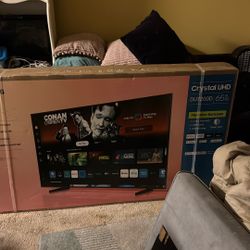 Brand New 65” Samsung Crystal UHD 4K TV – Sealed Box