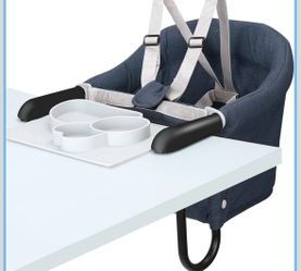 TCBunny Clip-On High Chair – Gray - New with Box