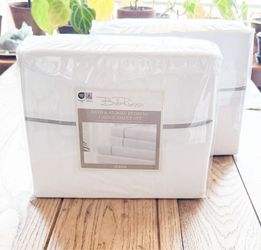 #Bella Russo Sand And Snooze Bedding 4 Piece Set Queen Sheet Set /Brand New