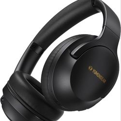 Over Ear Headphones Wireless 80H Playtime, Bluetooth Headphones Over Ear with 3 EQ Modes, Built-in ENC Mic, Deep Bass, HiFi Stereo Foldable 5.4 Blueto