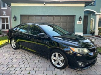 2012 Black Toyota Camry SE Car