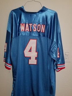 Deshaun Watson Houston Texans Custom Oilers Throwback Jersey Size 2XL New Never Worn
