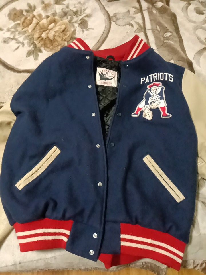 Mitchell And Ness Jacket. 1960 Boston Patriots Jacket. Real Good Condition