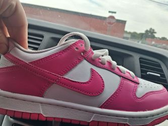 Pink and White Nikes