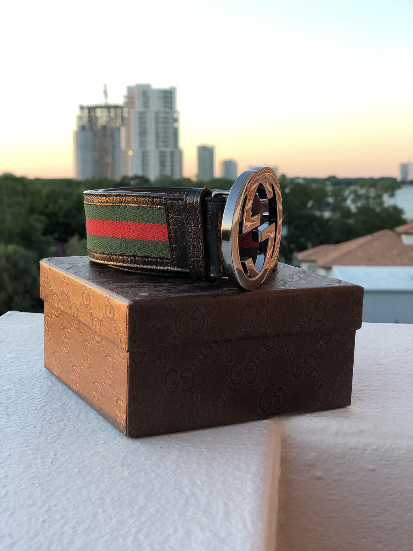 Authentic real Gucci belt. 34