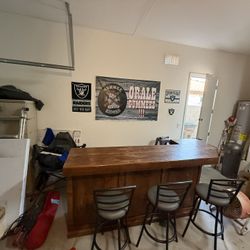 “Solid Wood Bar Table – $1750
