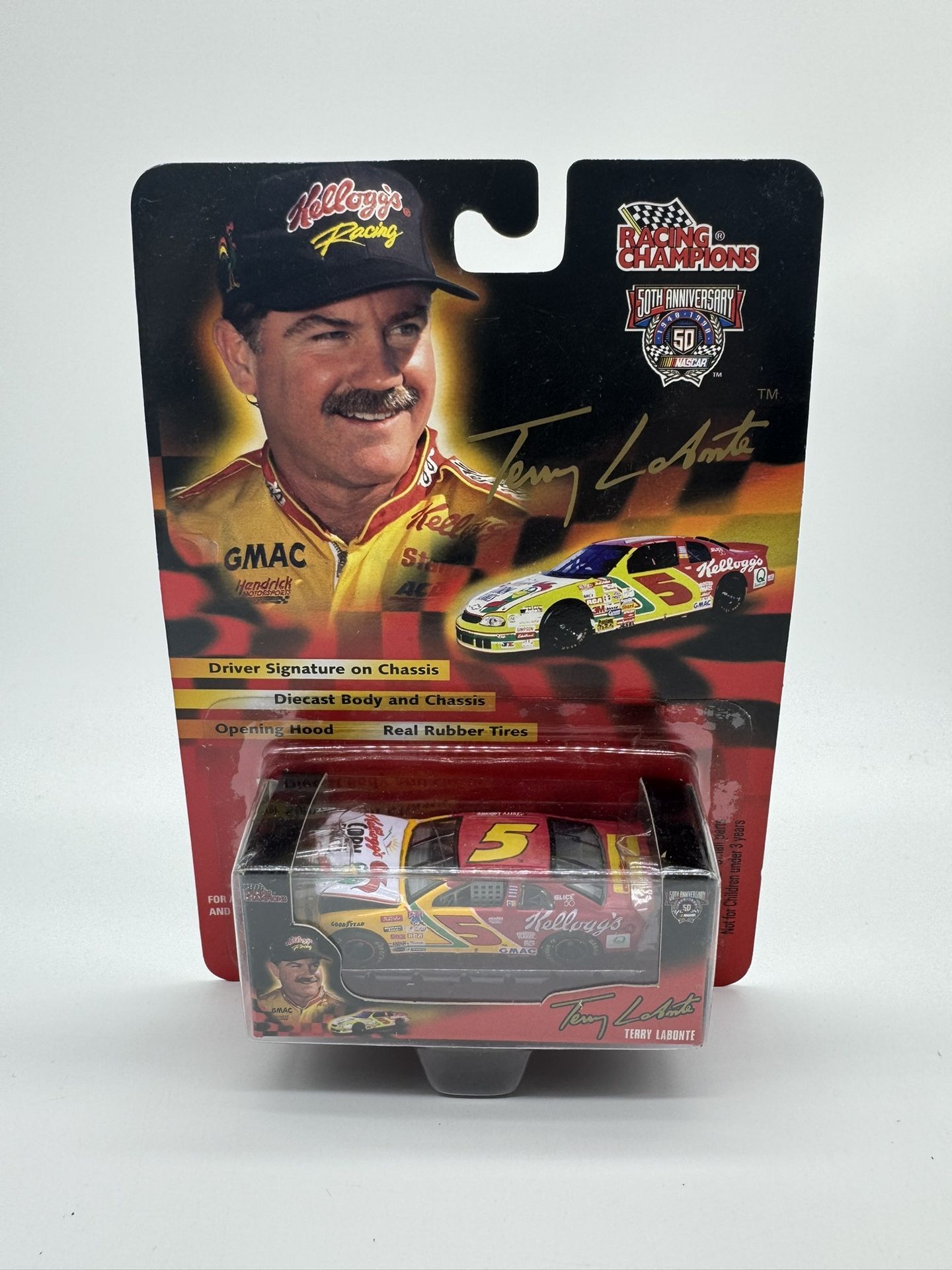 1998 Racing Champions NASCAR 50th Anniversary Edition #5 Kellogg's Terry Labonte The 1998 Racing Champions NASCAR 50th Anniversary Edition #5 Kellogg