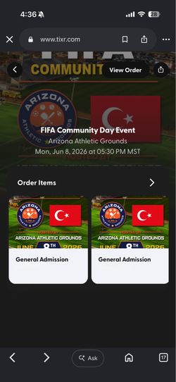 TURKEY TRAINING TICKETS