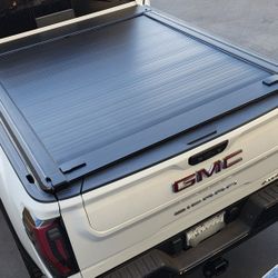 SyneticUSA 2007-2026 Chevy Silverado/GMC Sierra  Hard Aluminum Retractable Tonneau Cover Off-Road Pro Version For 5.8ft Short Bed