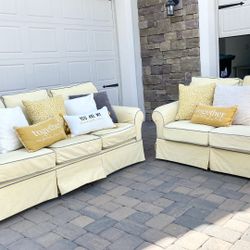Sofa Bed & Loveseat Set 