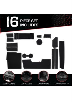 16-Piece Interior Liner Set for RAM 1500 DS Bench Quad Cab 2013-2023