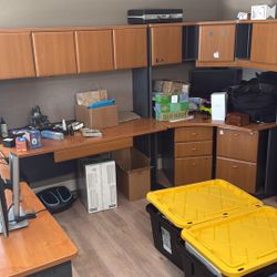 Large Office Desk Set