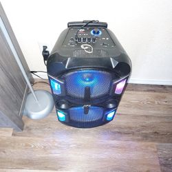 Bluetooth Karaoke speaker.