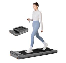 NWB Kingsmith Z3 Walk & Work Walking Pad under-desk folding treadmill with red accent lines and branding + remote