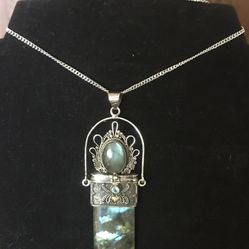 Labradorite Secret Compartment Pendant