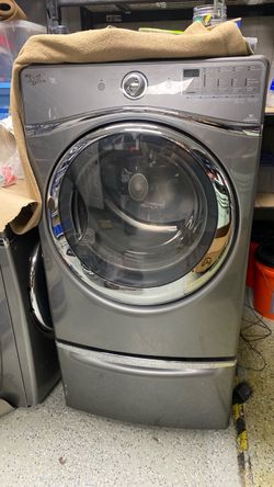 Whirlpool Duet Front-Load Dryer with Pedestal