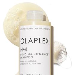 Olaplex No. 4 Bond Maintenance Shampoo, Repairs, Strengthens, & Nourishes All Hair Types, Adds Shine & Leaves Hair Feeling Soft