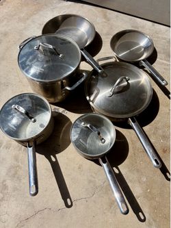 Set of pans + 1 extra lid > $100