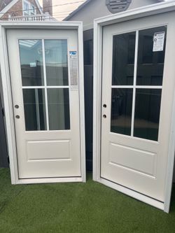 New door fiberglass Therma tru size W 36 H 80. Right hand Inswing $520 each