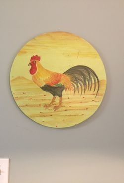 Rooster wall hanging
