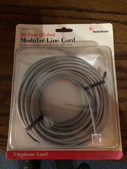 Modular Line Cord 50 ft
