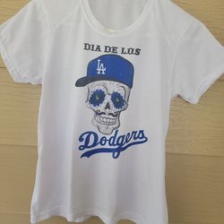 DIA DE LOS DODGERS LADIES TSHIRT SIZE XS