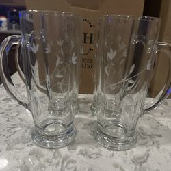Princess House Beer Glasses