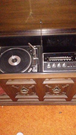 Vintage record player