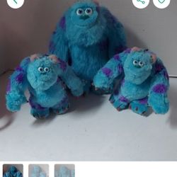 Vintage Disney 3 Monster $ 15.00