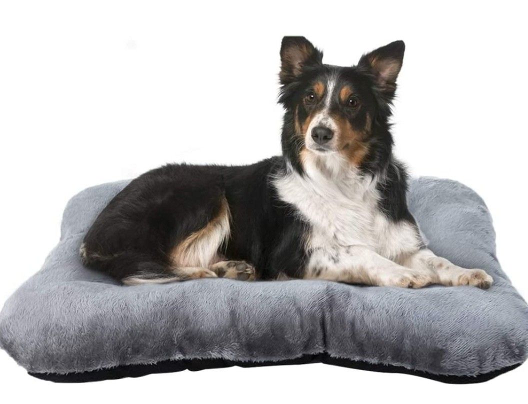 NEW - Dog Crate Bed, Ultra Soft Dog Bed Dog Crate Mattress Fluffy Long Plush 35 Inch Pet Crate Pad