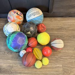 Basket, Soccer Balls
